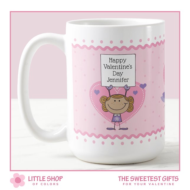 Mug Symbole de la Fille Inséparables Saint-Valentin (Créateur téléchargé)
