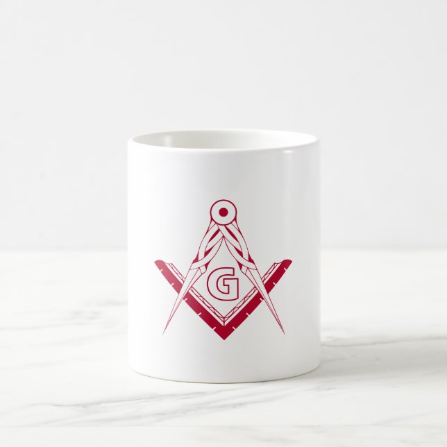 Mug symbole de la franc-maçonnerie (Centre)