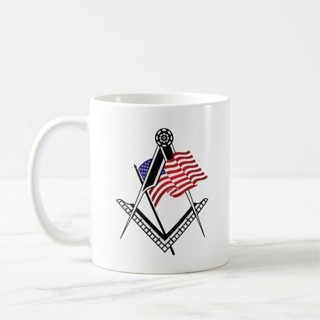Mug Symbole de la franc-maçonnerie américaine (Gauche)