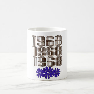 Mug SYMBOLE DE LA PAIX 1968 Hippie Fleur Puissance vio