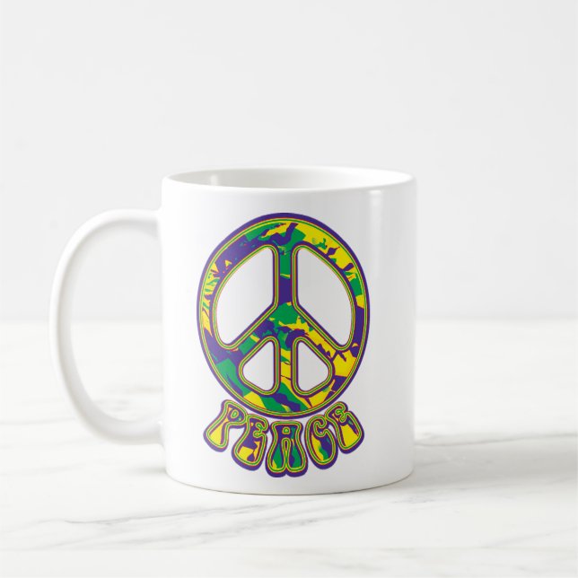Mug Symbole de la paix hippie (Gauche)