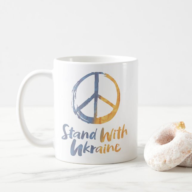 Mug Symbole de la PAIX - Liberté (Avec donut)
