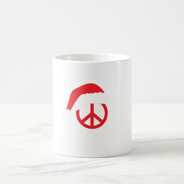 Mug SYMBOLE DE LA PAIX père Noël Ho Ho Ho Ho avec Sant (Centre)