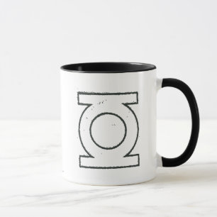 Mug Symbole de lanterne vert BW