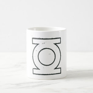 Mug Symbole de lanterne vert BW