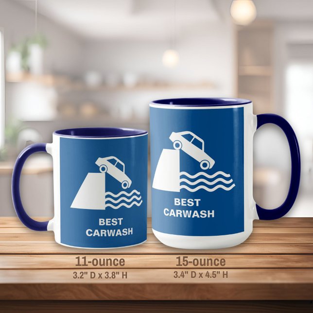 Mug Symbole de lavage drôle (Créateur téléchargé)