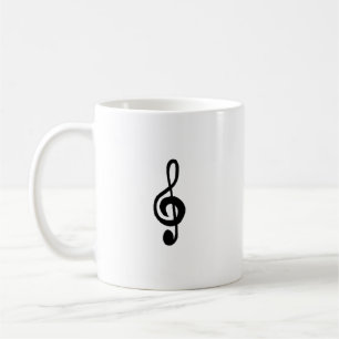 Mug Symbole de musique Treble Clef simple musique