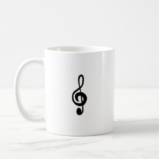Mug Symbole de musique Treble Clef simple musique