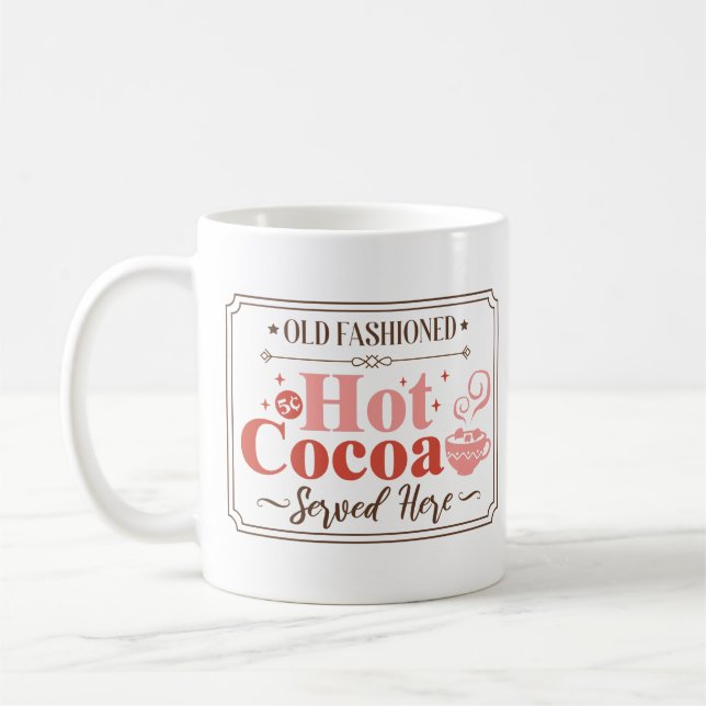 Mug Symbole de Noël au cacao chaud (Gauche)