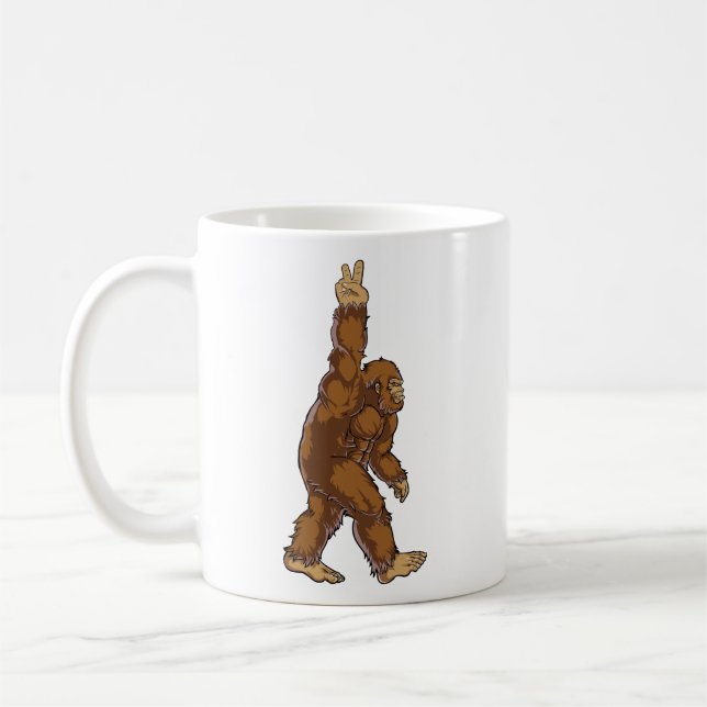 Mug SYMBOLE DE PAIX Bigfoot (Gauche)