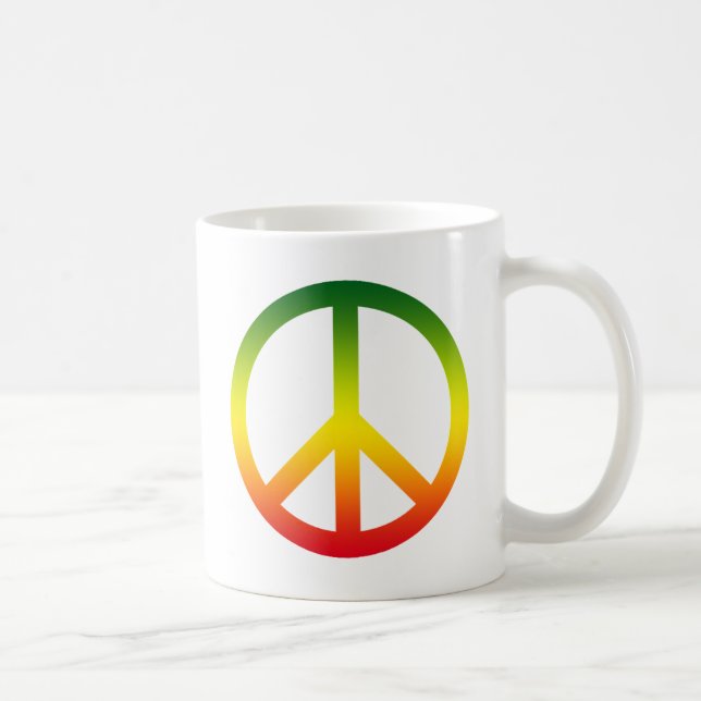 Mug Symbole de paix Rasta (Droite)