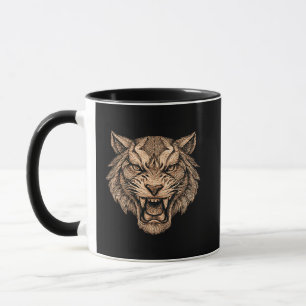 Mug Symbole de pouvoir abstrait du Tigre du Vide For