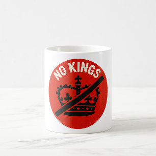 Mug Symbole de protestation Pas de rois