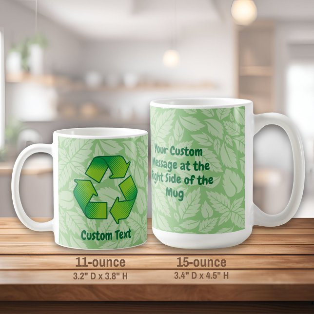 Mug Symbole de recyclage (Créateur téléchargé)