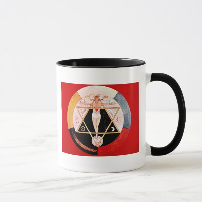 Mug Symbole de Rosicrucian de l'ordre hermétique (Droite)