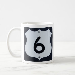 MUG SYMBOLE DE ROUTE US 6