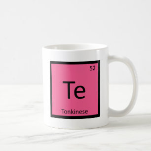 Mug Symbole de Tableau périodique de chimie de chat d