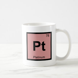 Mug Symbole de tableau périodique de la chimie du plat