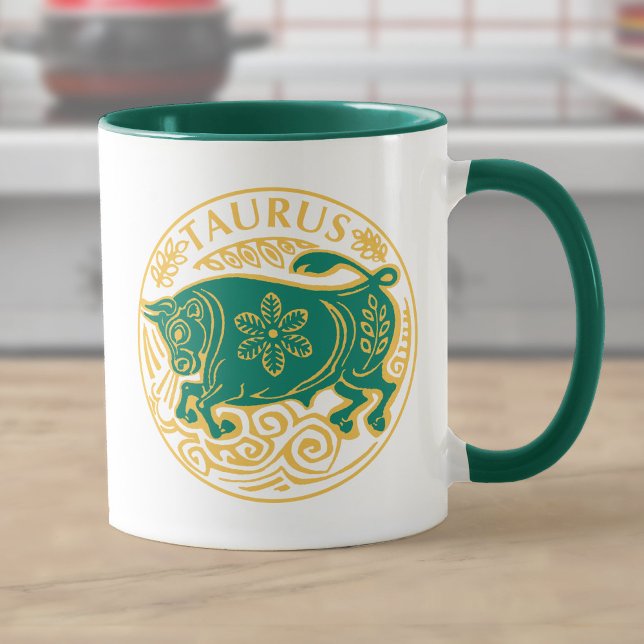 Mug Symbole de Taurus du Zodiaque (Créateur téléchargé)