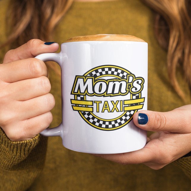Mug Symbole de taxi de maman (Créateur téléchargé)