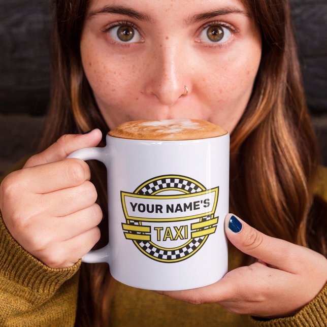 Mug Symbole de taxi personnalisé (Créateur téléchargé)