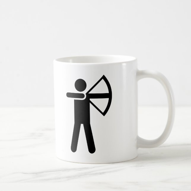 Mug Symbole de tir à l'arc (Droite)