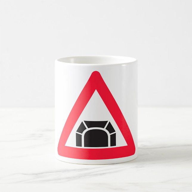 Mug Symbole de trafic du panneau d'avertissement du tu (Créateur téléchargé)