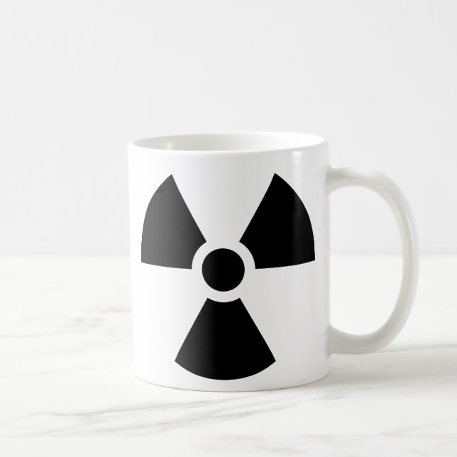 Mug Symbole de trèfle de rayonnement (Droite)