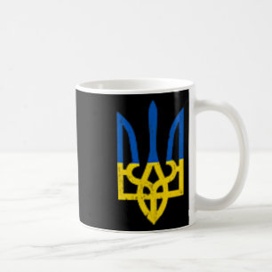 Mug Symbole de trident ukrainien - Drapeau ukrainien S
