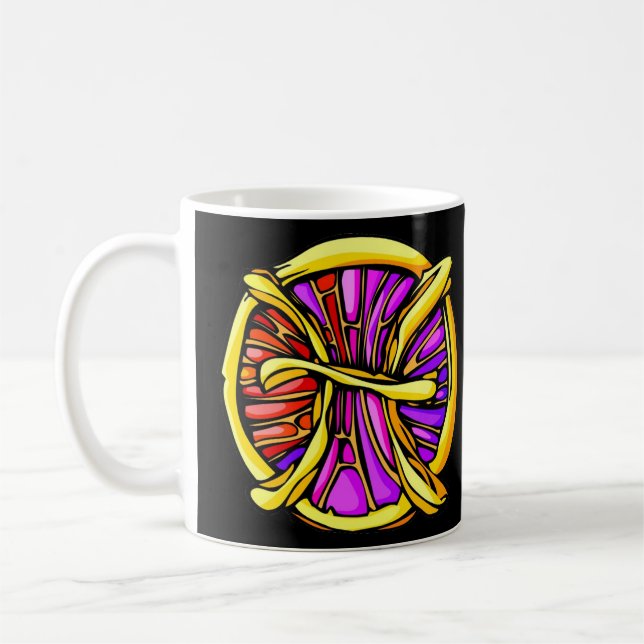 Mug Symbole des pinces de couleur Gemstone (Gauche)