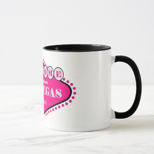 Mug SYMBOLE DIACRITIQUE VIOLON DE Las Vegas ROSE BOUGI (Droite)