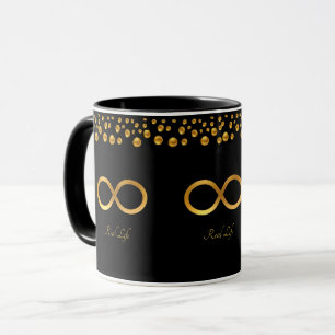 Mug Symbole d'infini doré