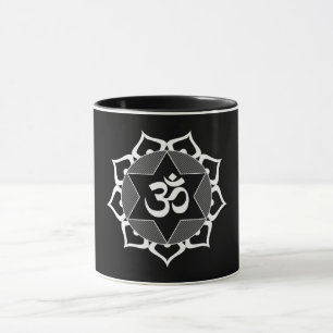 Mug Symbole d'origine blanc Yoga OM