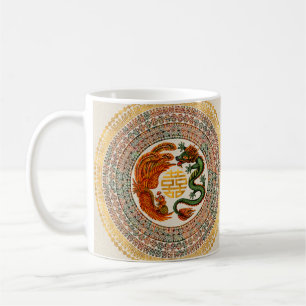 Mug Symbole du Bonheur avec Phoenix et Dragon