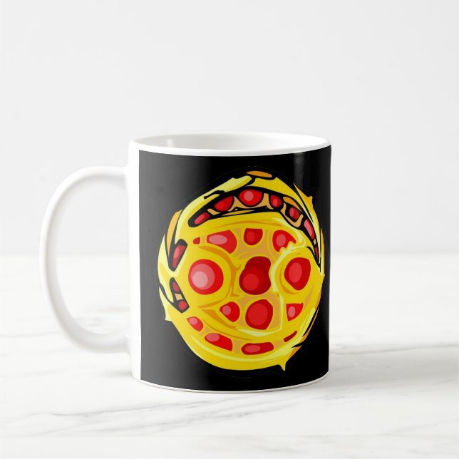 Mug Symbole du cancer de couleur rouge Gemstone (Gauche)