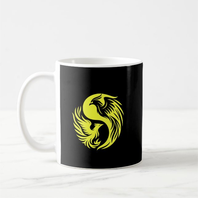Mug Symbole du double phénix • Identité de renaissance (Gauche)