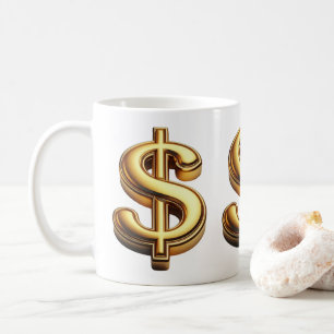 Mug Symbole en or de richesse du manifeste
