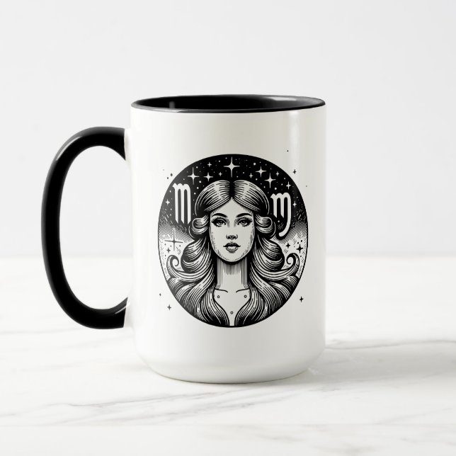 Mug Symbole et traits de la Virgo (Gauche)
