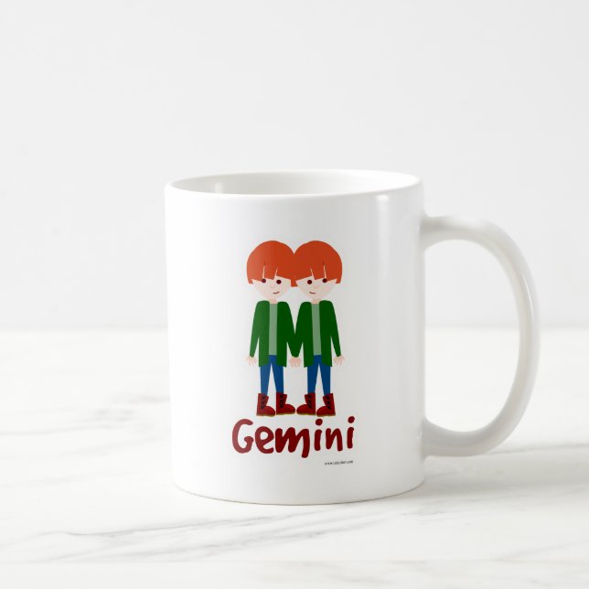 Mug Symbole Gemini Cute Twins (Droite)