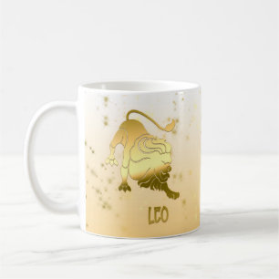 Mug Symbole Horoscope Gold Leo Ombre Zodiac