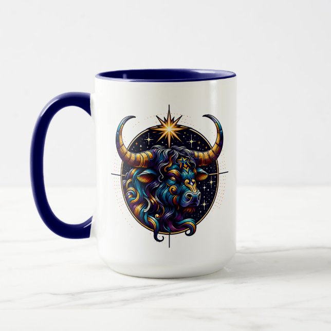 Mug SYMBOLE Horoscope Taurus Zodiaque Astrologie (Gauche)
