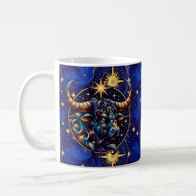 Mug SYMBOLE Horoscope Taurus Zodiaque Astrologie (Gauche)