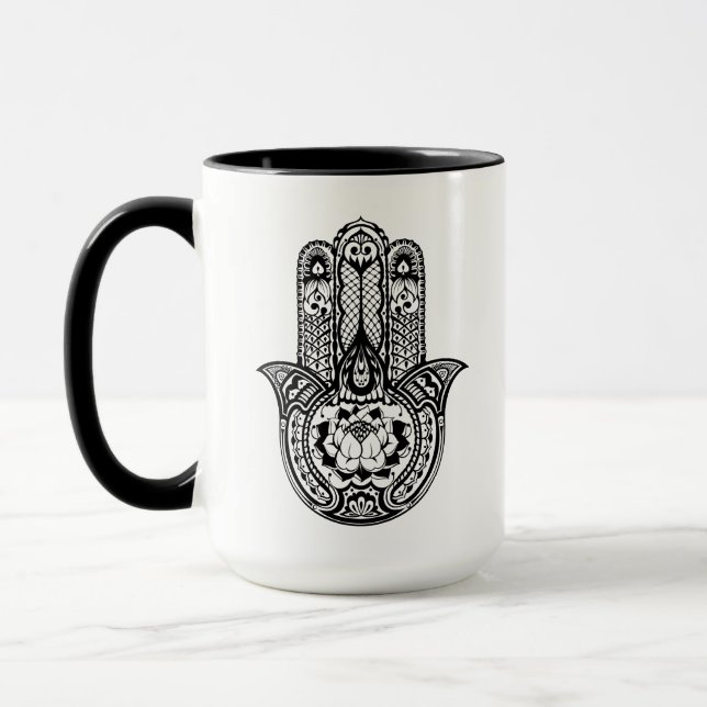 Mug Symbole inspiré de Hamsa (Gauche)