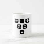 Mug Symbole mathématique<br><div class="desc">Cool and funny Math design featuring some basic maths symboles et signatures mathématiques. A perfect match for kids,  students and teachers as well as for parents.</div>