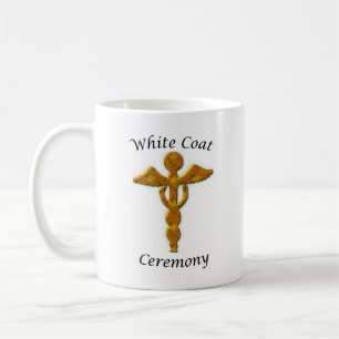 Mug Symbole Médicale d'or de la cérémonie du manteau b