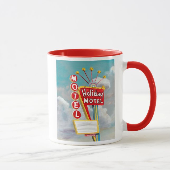 Mug Symbole motel de vacances (Droite)