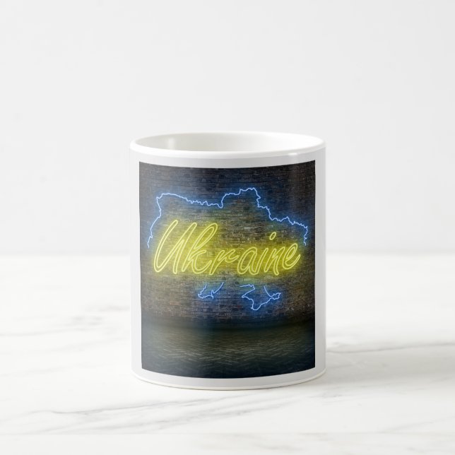 Mug SYMBOLE NOYON Drapeau Ukraine (Centre)