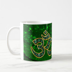 Mug Symbole Om avec la Coupe "Emerald Stones"