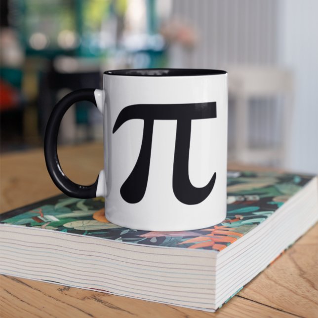 Mug Symbole Pi (You can add a personalized text message to your mug.)