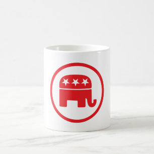 Mug Symbole politique du parti républicain (éléphant)